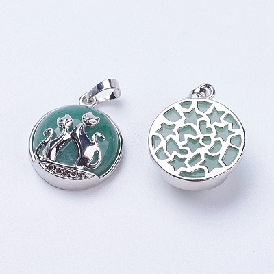 Natural & Synthetic Mixed Stone Pendants G-K234-A-1