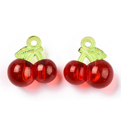 Transparent Acrylic Pendants TACR-CJC0010-04-1