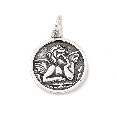 925 Sterling Silver Pendants STER-R008-04AS-05-1