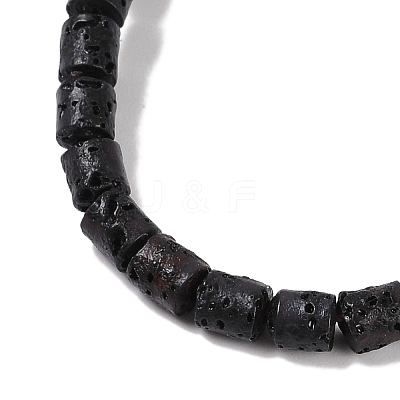 Natural Lava Rock Beads Strands G-A234-E02-03-1