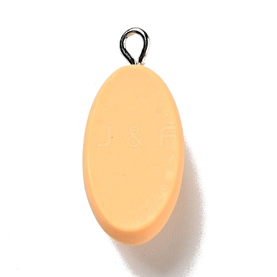 Opaque Resin Pendants RESI-G043-D05-1