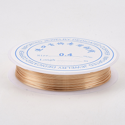 Round Copper Jewelry Wire CWIR-Q006-0.2mm-KC-1