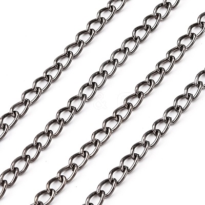 Iron Twisted Chains Curb Chains CHS003Y-B-1