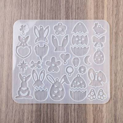 Easter DIY Pendant Molds AJEW-U023-01A-1