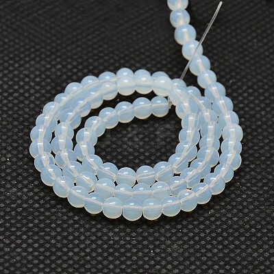 Round Opalite Beads Strands X-GLAA-F033-8mm-01-1