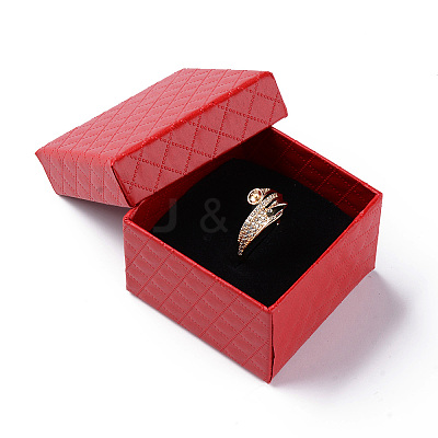 Square Cardboard Ring Boxes X1-CBOX-S020-01-1