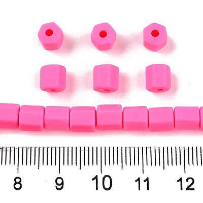 Handmade Polymer Clay Beads Strands CLAY-T021-02H-1