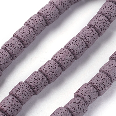 Natural Lava Rock Beads Strands G-F671-04B-06-1