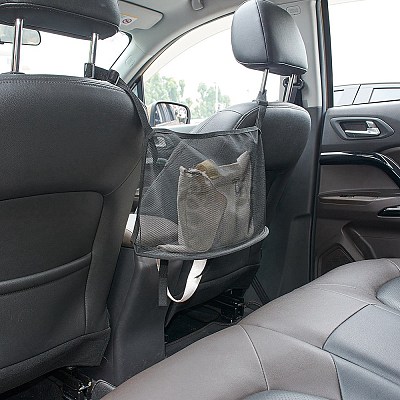 Universal Auto Car Seat Storage Mesh Organizer With Hook Pouch Holder Trunk And Car Seat Organizer ST-GF0001-01-1