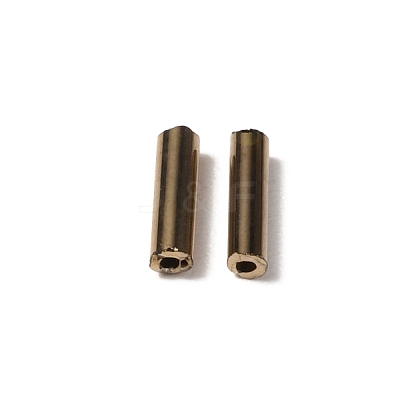 Glass Round Bugle Beads GLAA-WH0031-50A-1