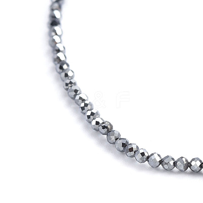 Terahertz Stone Beaded Necklaces NJEW-F245-A05-1
