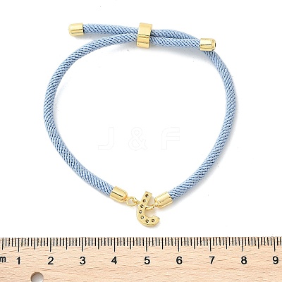 Adjustable Nylon Cord Bracelets BJEW-C096-01G-10-1