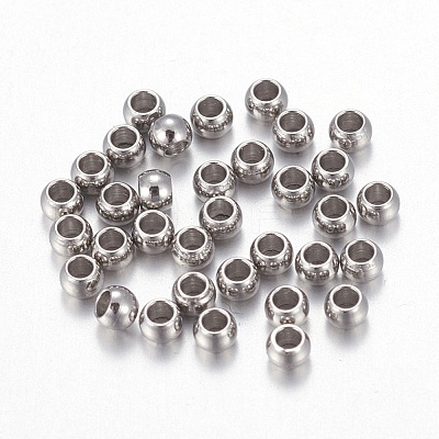 Tarnish Resistant 202 Stainless Steel Beads STAS-F170-07P-B-1