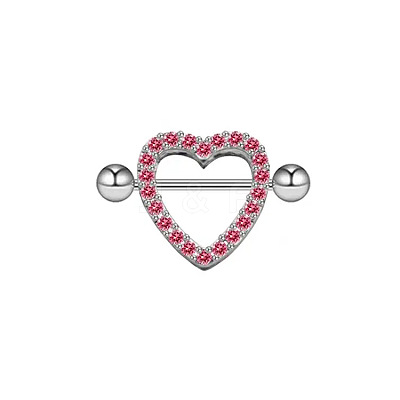 304 and 316 Surgical Stainless Steel Nipple Rings WGB4D52-12-1
