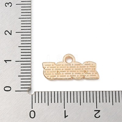 Alloy Enamel Pendants ENAM-A008-13KCG-07-1