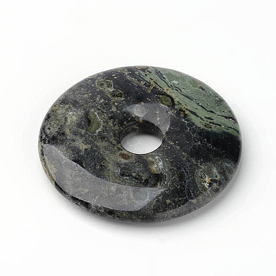 Natural Kambaba Jasper Pendants X-G-K099-40mm-1