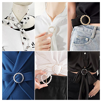 12Pcs 12 Styles Alloy Buckles AJEW-TA0003-44-1