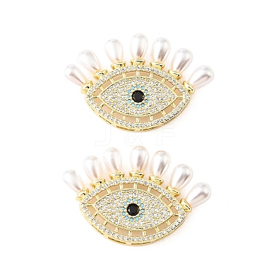 Brass Micro Pave Colorful Cubic Zirconia Beads CU-CBA9CBD-15G-1