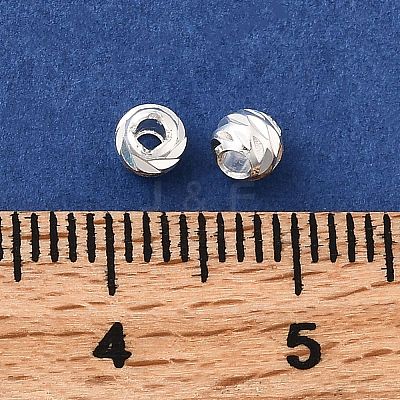 Brass Beads KK-B147-02C-S-1