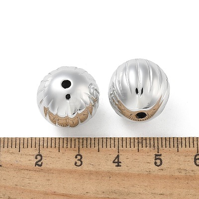 Plating Acrylic Beads PACR-Q008-12S-1