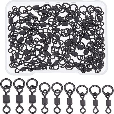 75Pcs 3 Style Brass Fishing Rolling Bearing Connector FIND-FH0003-28-1