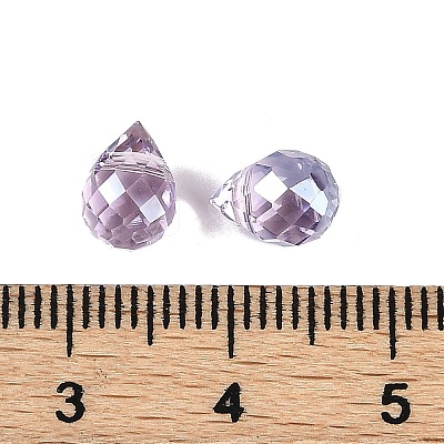 Electroplate Glass Beads EGLA-C008-01A-PL02-1