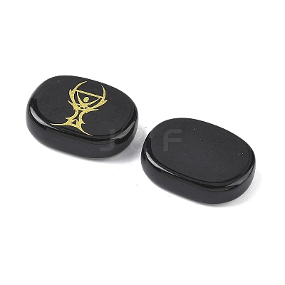 4Pcs 4 Styles Natural Obsidian Display Decorations G-F786-02C-07-1