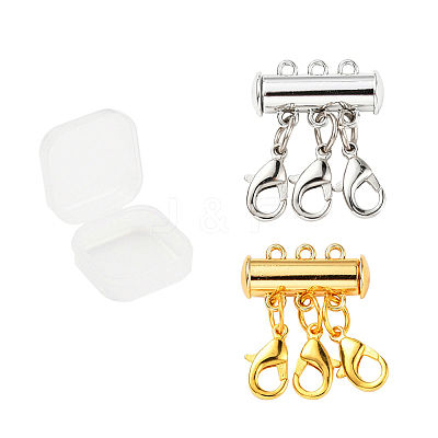 2 Set 2 Style Alloy Magnetic Slide Lock Clasps FIND-YW0001-24-1