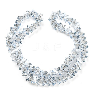 Electroplate Transparent Glass Beads Strands X1-EGLA-P052-02A-PL01-1