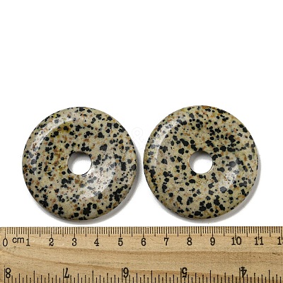 Natural Dalmatian Jasper Pendants G-P532-01A-25-1