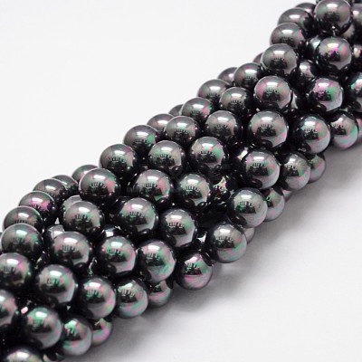 Shell Pearl Bead Strands BSHE-L025-05-10mm-1