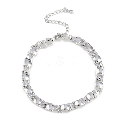 Rack Plating Brass Bracelets for Women BJEW-K244-06A-P-1