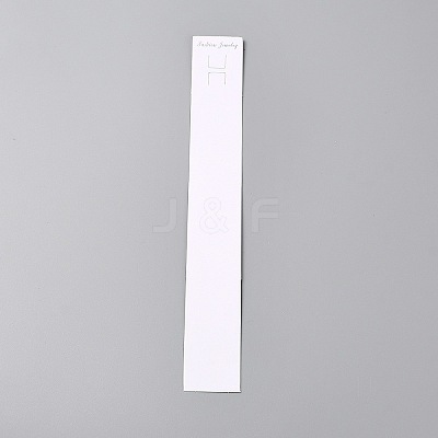 Paper Bracelet Display Cards CDIS-WH0027-12A-1