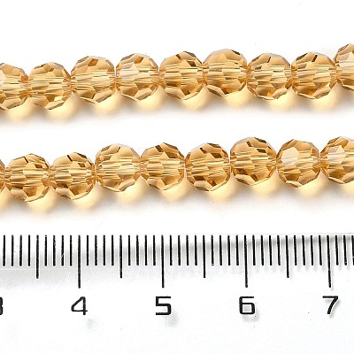 Transparent Glass Beads EGLA-A035-T6mm-D17-1