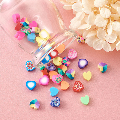 Handmade Polymer Clay Beads CLAY-TA0001-11-1