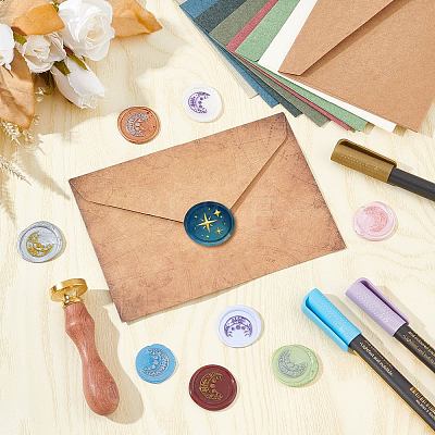 Wax Seal Stamp Set AJEW-WH0517-048-1
