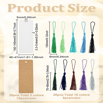 Blank Kraft Paper Card DIY-LP0002-43-1