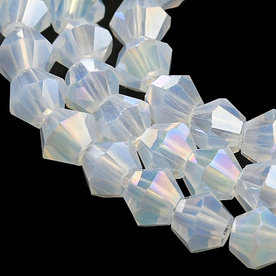 Imitation Jade Electroplate Glass Beads Strands LS-EGLA-A039-J4mm-B05-1