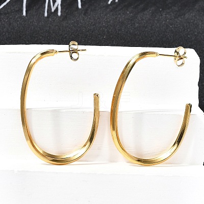 304 Stainless Steel Stud Earrings EJEW-F361-22G-1