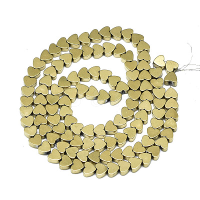 Electroplate Non-magnetic Synthetic Hematite Beads Strands G-S352-56-1