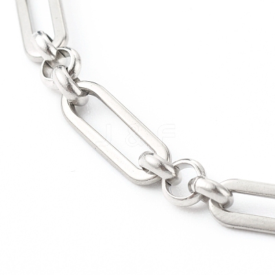 Tarnish Resistant 304 Stainless Steel Figaro Chain Bracelets BJEW-JB06446-1