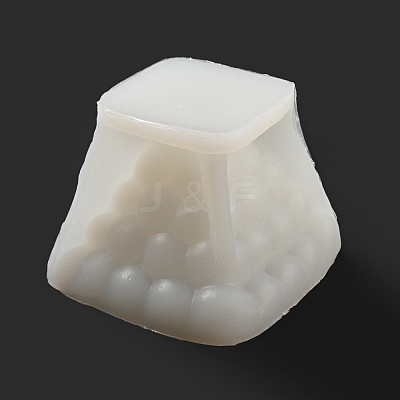 DIY Pyramid Bubble Candle Food Grade Silicone Molds DIY-G063-02-1