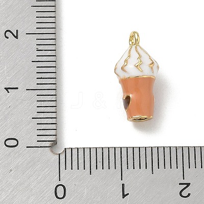 Brass Enamel Pendants KK-CBA1717-02G-02-1