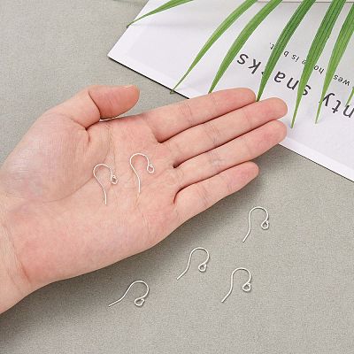 925 Sterling Silver Earring Hooks X-STER-K167-051C-S-1