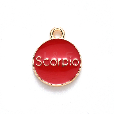 Alloy Enamel Pendants LS-ENAM-S124-01B-07L-1