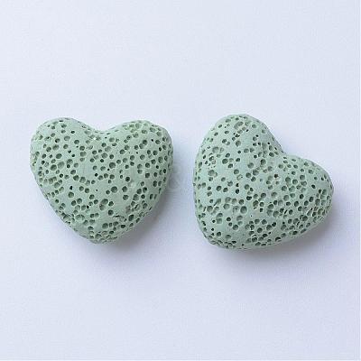Unwaxed Natural Lava Rock Beads G-F327-M-1
