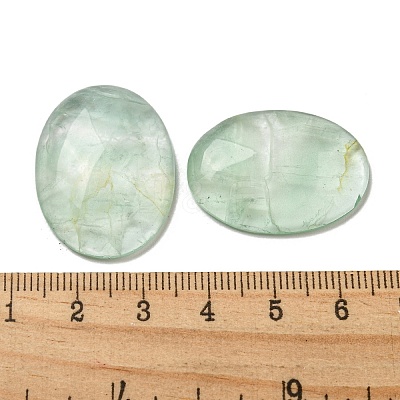 Natural Green Fluorite Cabochons G-C115-01B-09-1