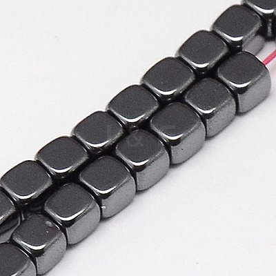 Electroplate Non-magnetic Synthetic Hematite Beads Strands G-J172-2x2mm-04-1
