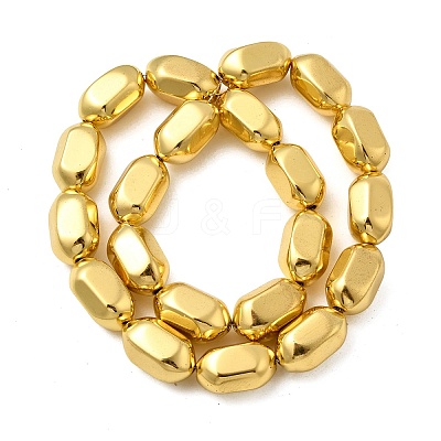 Electroplate Glass Beads Strands EGLA-F166-17G-1