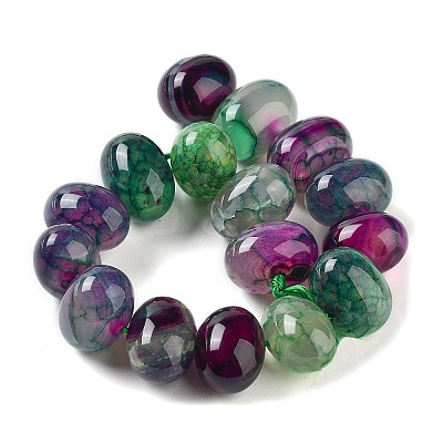 Natural Agate Beads Strands G-G021-03A-13-1